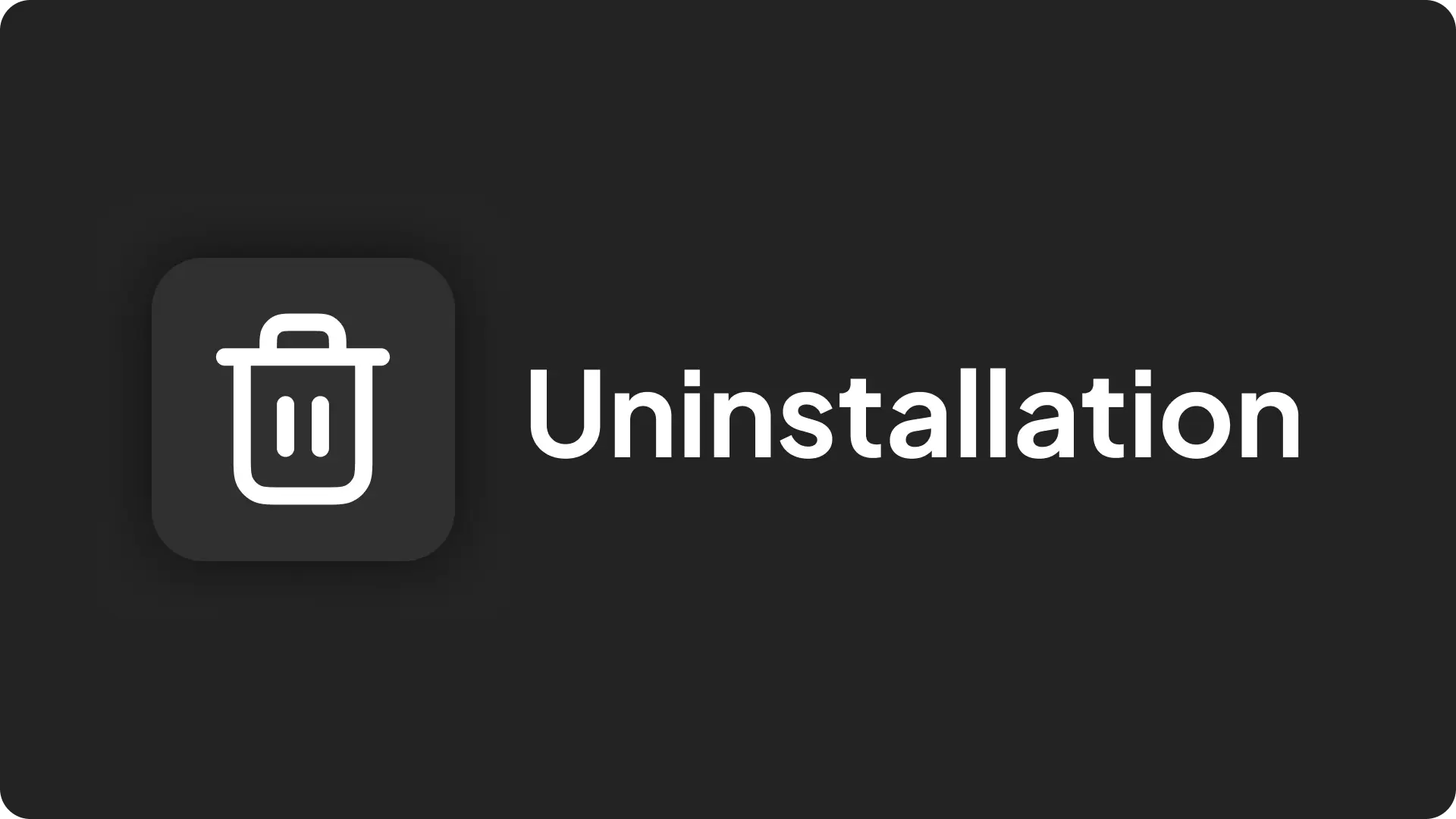 Devopsbee uninstallation banner