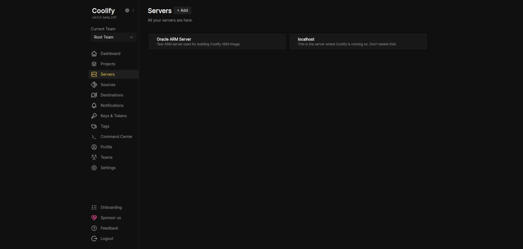 Devopsbee dashboard screenshot