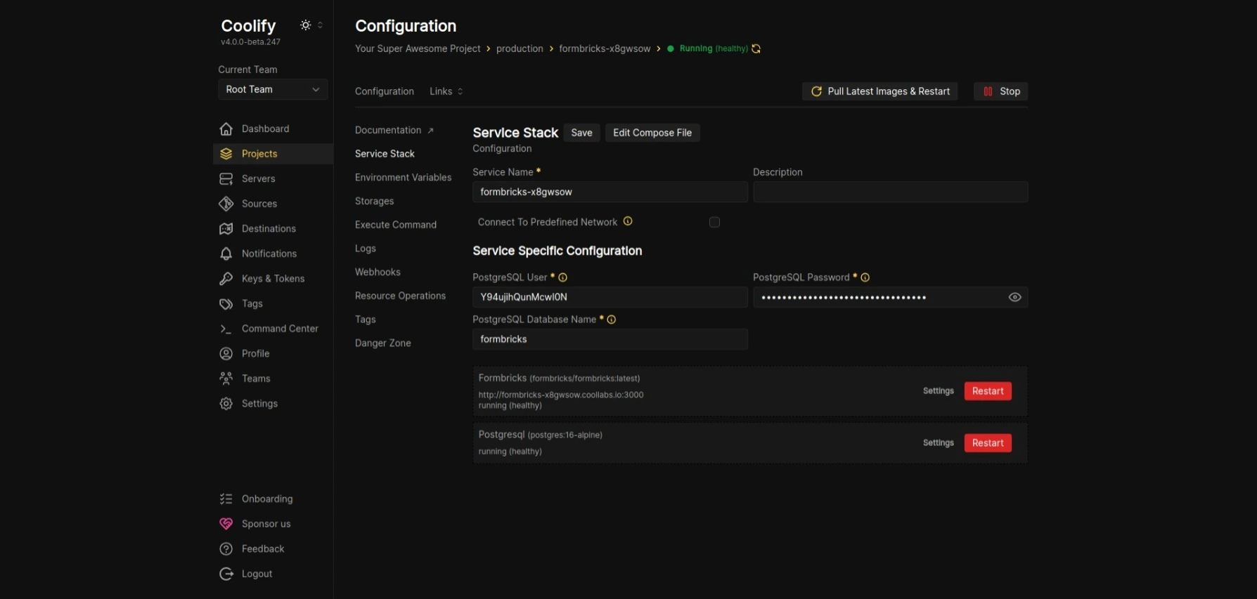 Devopsbee dashboard screenshot