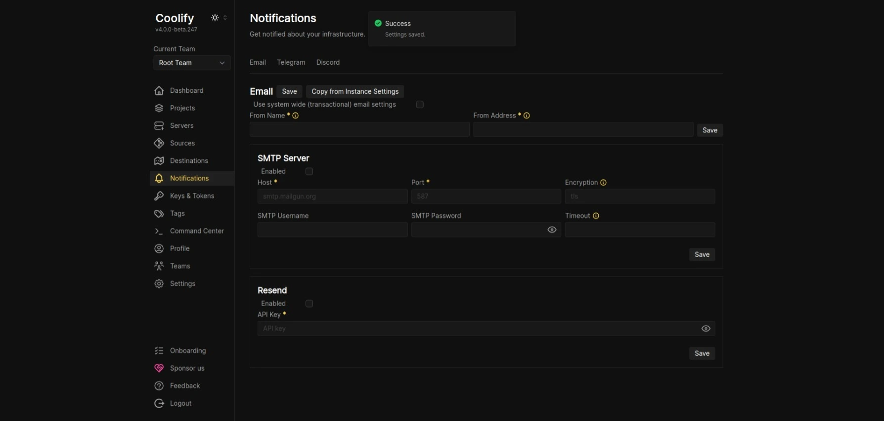 Devopsbee dashboard screenshot